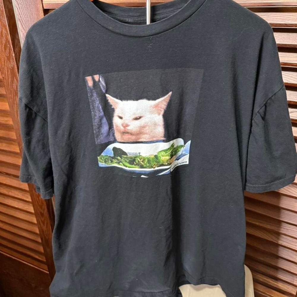 Black Smudge Lord graphic tee